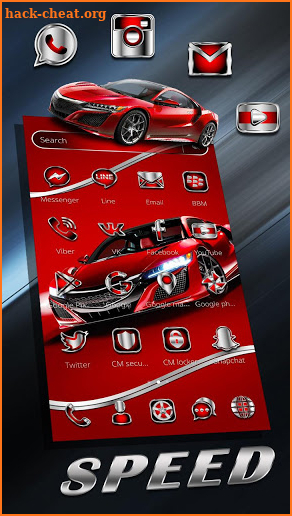 Speed Racing Car Theme screenshot
