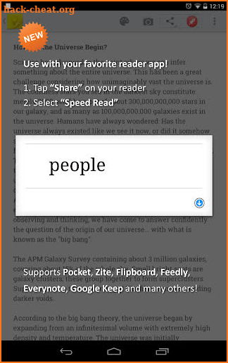 Speed Reader screenshot