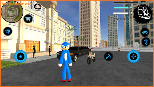 Speed Stickman Rope Hero Gangster Crime Vice Town screenshot