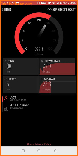 Speed Test - Cellular / WiFi speed test screenshot