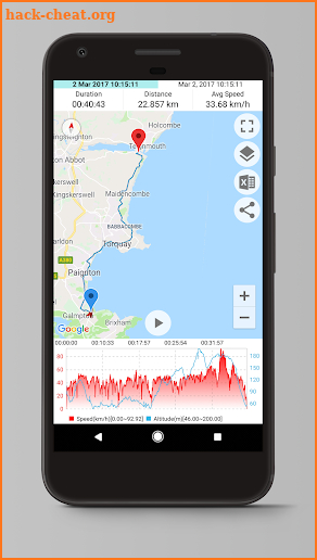 Speed View GPS Pro screenshot
