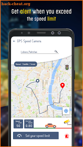 SpeedCam Detector Radar– Traffic & Route Navigator screenshot