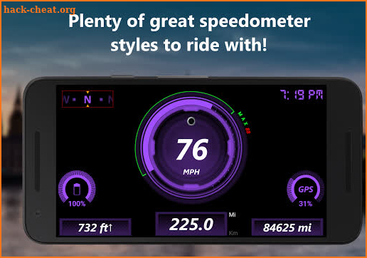 Speedometer & Odometer - TripMaster Car and Bike screenshot