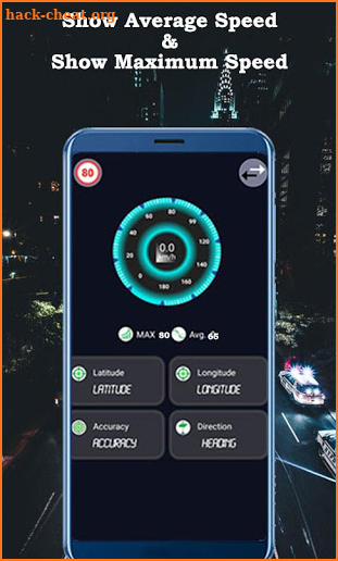 Speedometer app for android screenshot