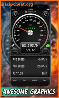 Speedometer App Free - Odometer For Car And Bike screenshot