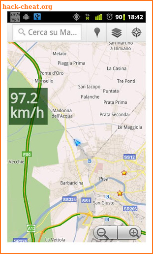 Speedometer for navigator screenshot