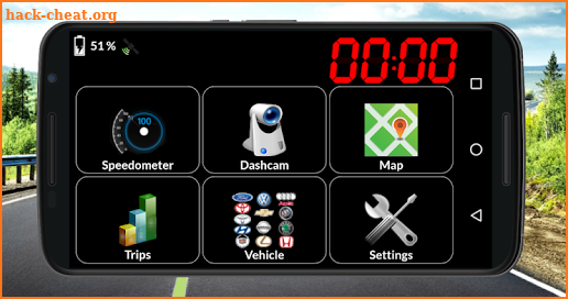 Speedometer GPS dashboard Car Map & Dashcam screenshot