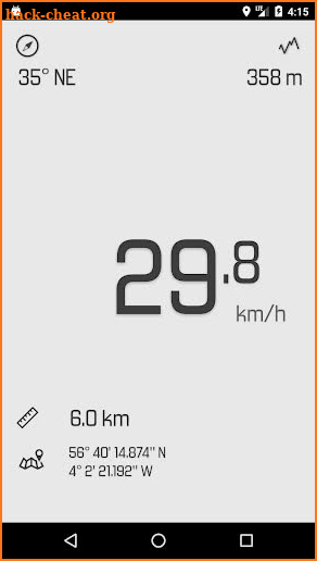 Speedometer GPS digital screenshot