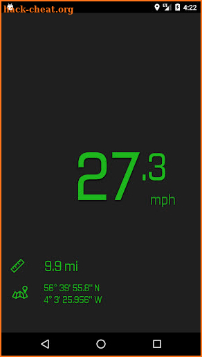 Speedometer GPS digital screenshot