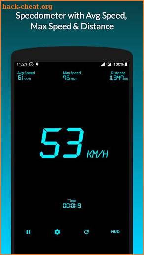Speedometer GPS HUD screenshot