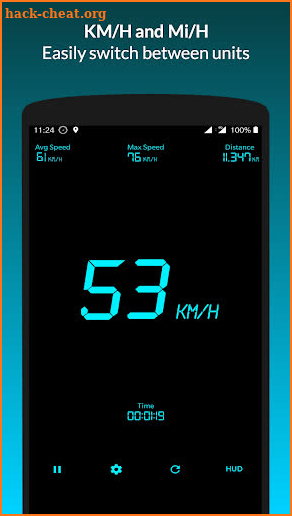 Speedometer GPS HUD screenshot