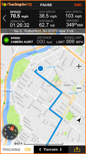 Speedometer GPS MIL9 screenshot