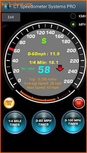 Speedometer,0-100 0-60 Timers screenshot