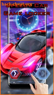 Speedy car - lock screen theme screenshot