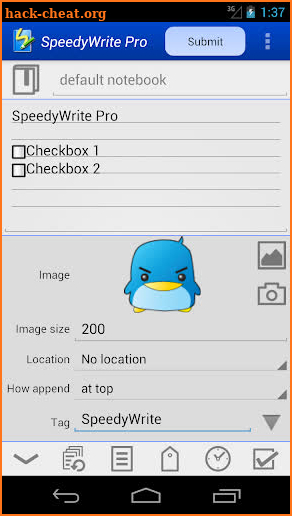 SpeedyWrite Pro screenshot