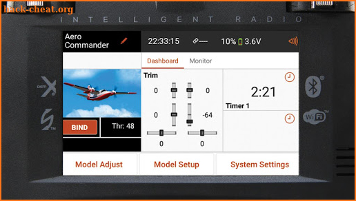 Spektrum AirWare™ iX12 screenshot