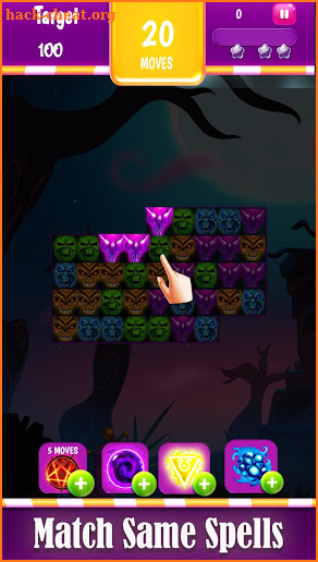 Spell Crush: 2020 Match 3 Free Puzzle Game screenshot