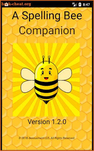 Spelling Bee Companion Trial screenshot