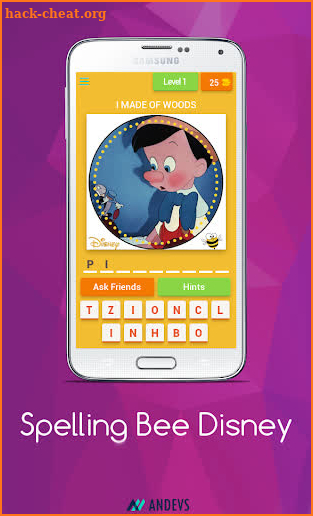 Spelling Bee Disney screenshot