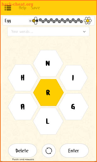 Spelling Bee Puzzle screenshot
