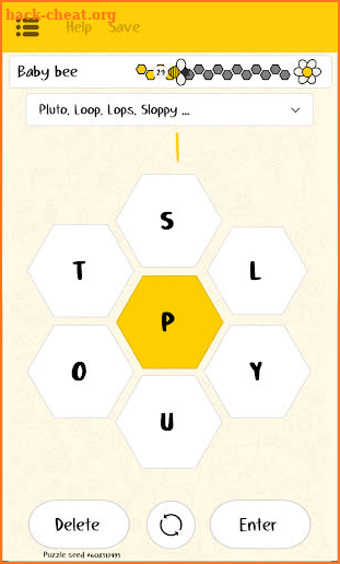 Spelling Bee Puzzle screenshot