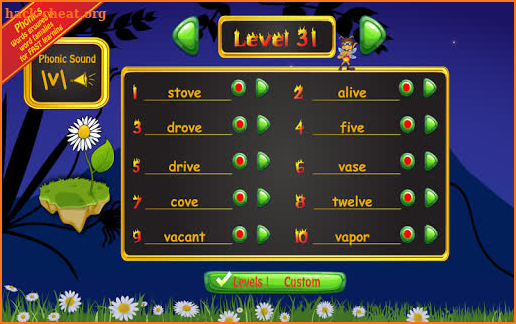 Spelling Bug 1st Grade Words screenshot