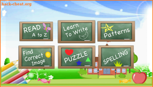 Spelling for children activity game screenshot