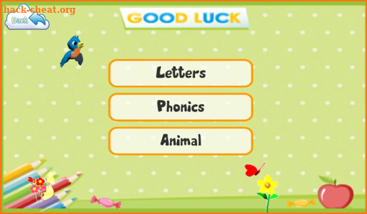 Spelling for children activity game screenshot
