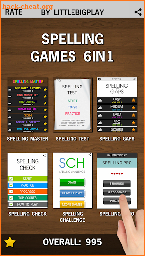 Spelling Games Bundle Pack 6in1 - Free screenshot