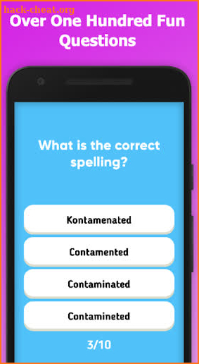 Spelling Test Quiz screenshot