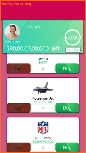 Spend Bill Gates Money screenshot