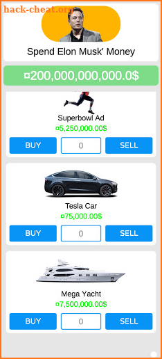 Spend Elon Musk' Money screenshot