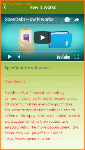 SpenDebt screenshot