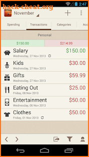 Spending Tracker screenshot