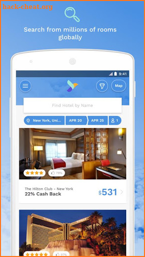 SPENT Travel: Earn Cash Back with Hotel Deals screenshot