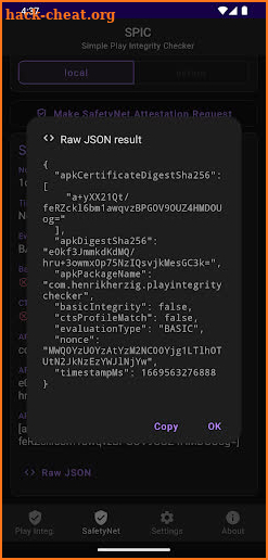 SPIC - Play Integrity Checker screenshot