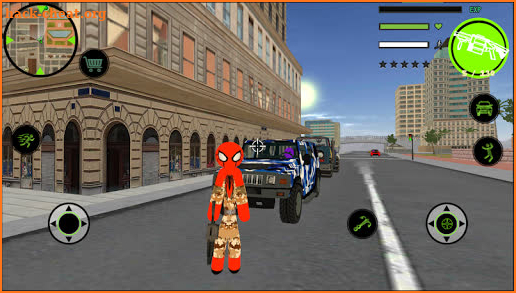 Spider Army Stickman Hero Strange Gangstar OffRoad screenshot