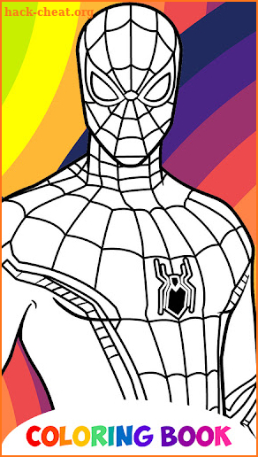 Spider Boy Coloring Book screenshot