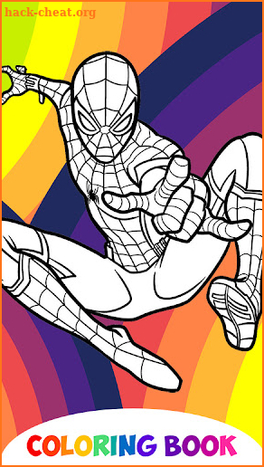 Spider Boy Coloring Book screenshot