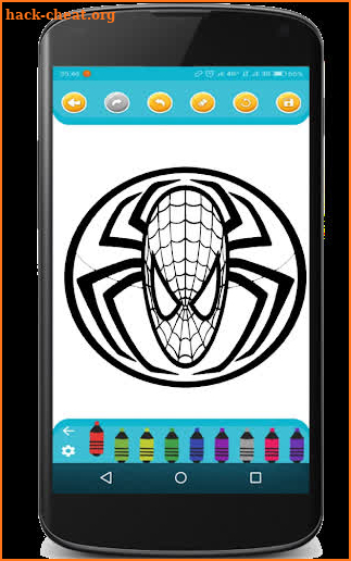 Spider Boy Coloring Book Heros screenshot