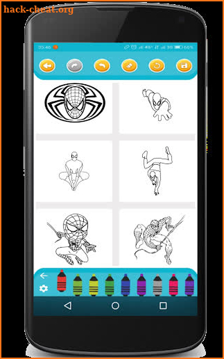 Spider Boy Coloring Book Heros screenshot