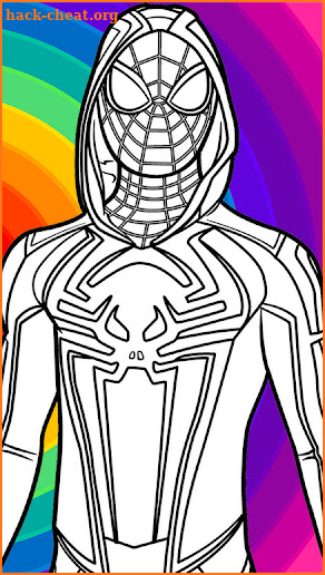 Spider Boy Coloring Game screenshot