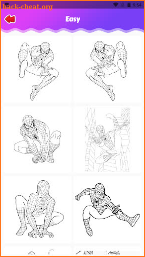 Spider Coloring Super Hero screenshot