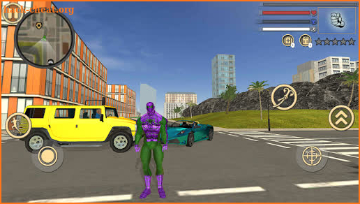 Spider Frog Rope Hero Gangstar Crime screenshot