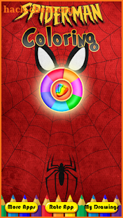 Spider hero coloring book : Peter secret identity screenshot