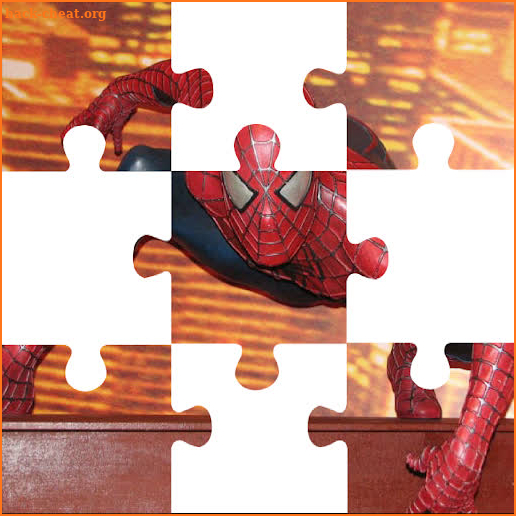 spider hero jigsaw puzzle screenshot