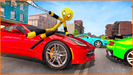 Spider Hero Rope Gangster City screenshot