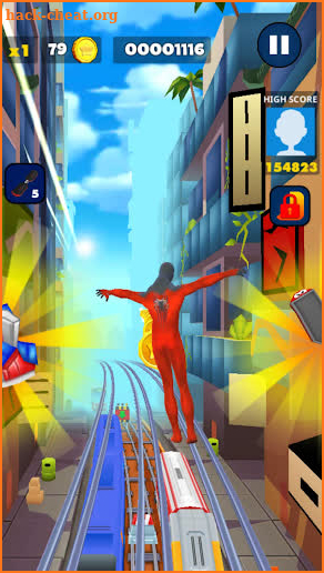 Spider Hero Rope Run screenshot