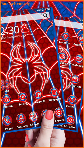 Spider, Hero Theme & Live Wallpaper screenshot