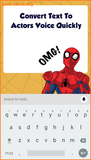 Spider hero voice changer - Superhero voice app screenshot
